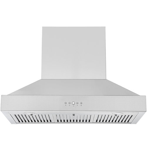 Ancona 36" Pro Series WallMounted Pyramid Range Hood in Stainless
